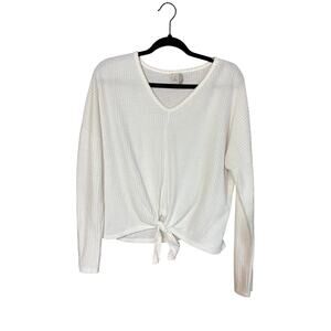 Paper Crane Women’s White Sweater, Size L, GUC